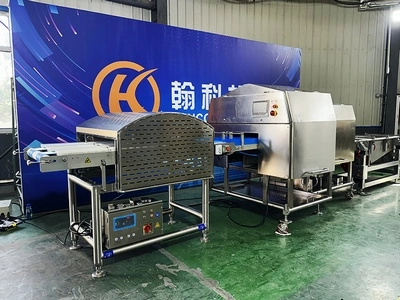Línea automática de corte en cubos de carne deshuesada