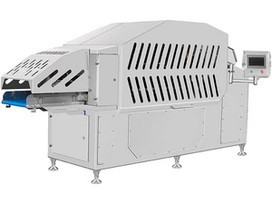 Cortadora 3D continua de carne congelada (cubos, rebanadas y tiras)