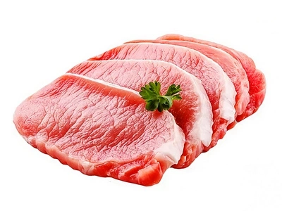 Rebanadas de carne de cerdo